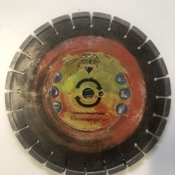 14” Concrete  Cutting Blade 3/8” Wide Cut For Expansion Joints Or Loop Cutting   