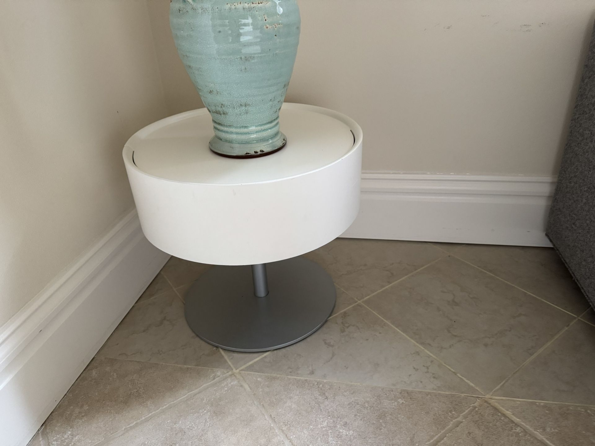 A Modern Round Side Table