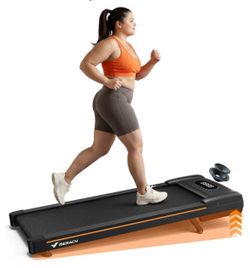 MERACH Walking Pad Treadmill with Incline 10% Auto Incline, Under Desk Treadmills for Home, 350LBS Capacity Compact Treadmill 3.0HP Strong Walkingpad 