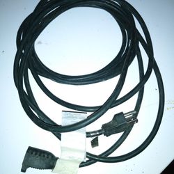 12 ft heavy duty extension cord. 
Outdoor/indoor 
$10.00