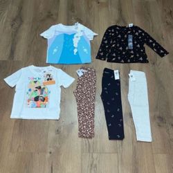 Old Navy Toddler Girl’s Leggings and Top / Shirts, Size 2t