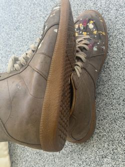 Maison Margiela Paint Splatter Gat Grey Size 43