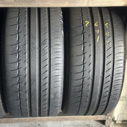 PAIR OF TIRE 265 40 18 MICHELIN 85% LIFE
