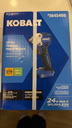 Kobalt 24V 1/2-in Compact Impact Wrench