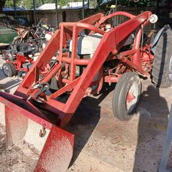 Ford 8N With Bucket And Rake