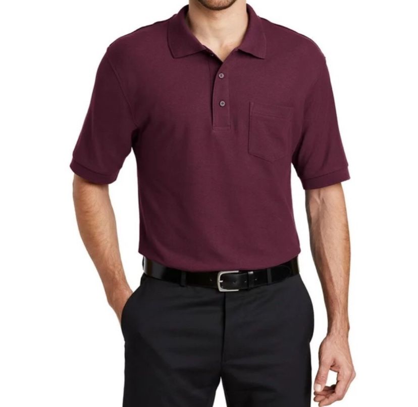 L.L. Bean wrinkle resistant men’s polo shirt Large