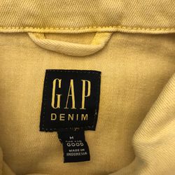 GAP Yellow denim jacket