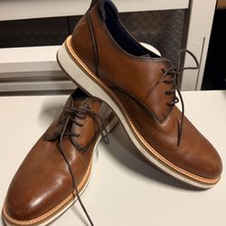 Cole Haan Brown Leather Lace Up Oxfords 