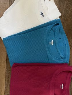 Old Navy Kids Thermal Tops, Lot of 3, Size L (10-12)