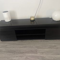 Modern Black Media Console / TV Stand – Great Condition