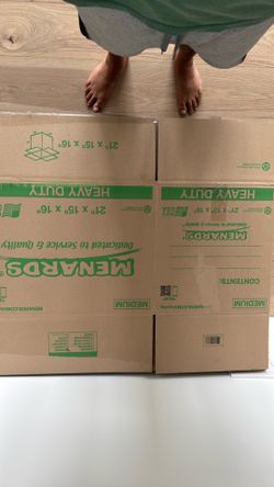 50 Medium Heavy-Duty Moving Boxes