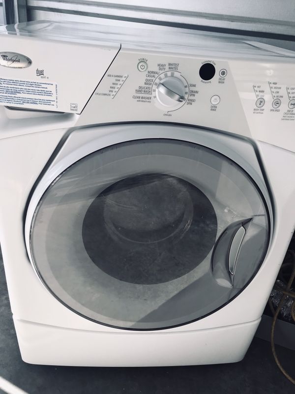 Whirlpool duet sport ultra capacity front load washing machine washer