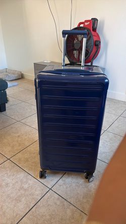 Navy Blue Hard Shell Spinner Luggage