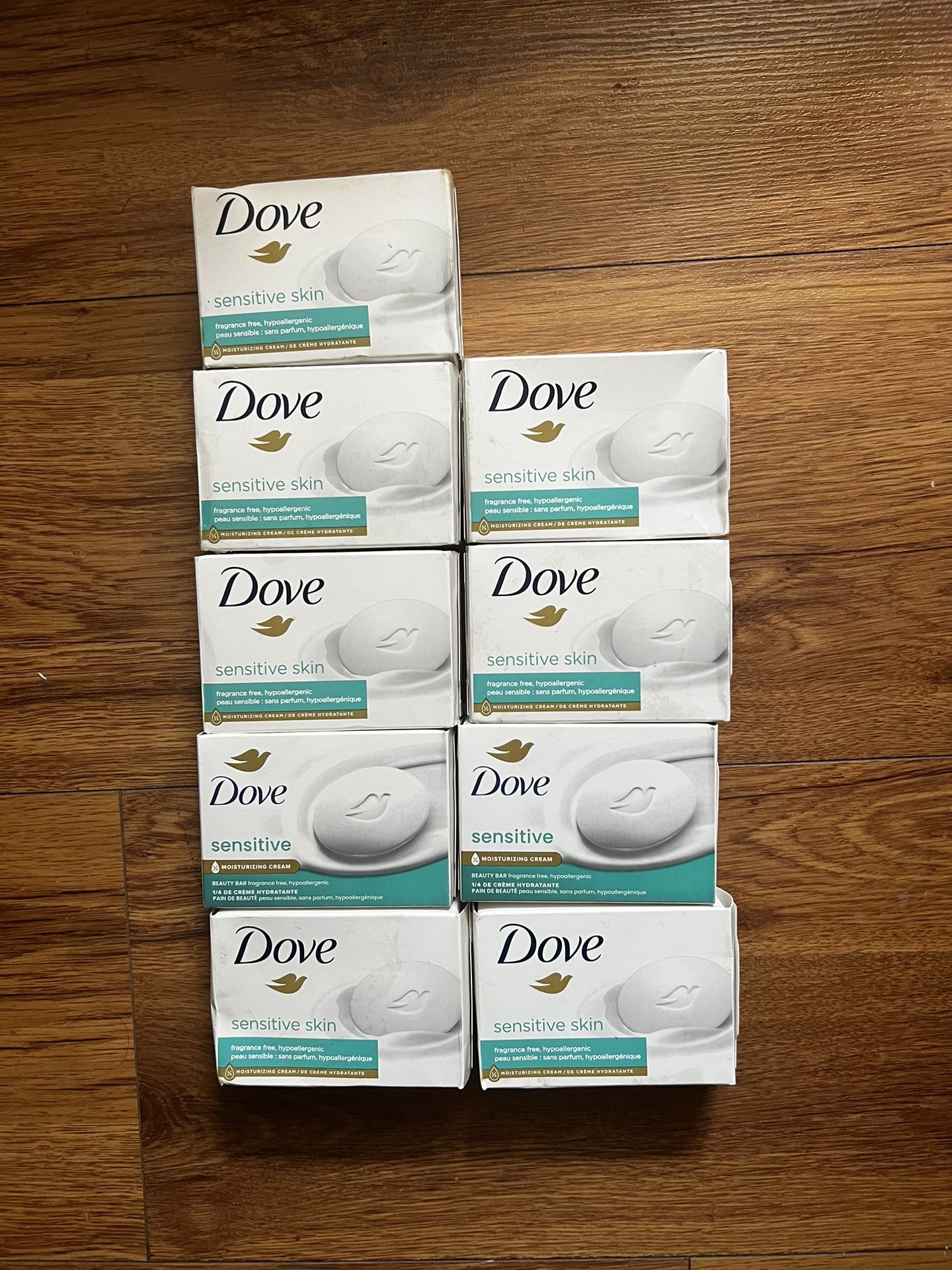 Dove Bar Soap Sensitive Skin 9 Count