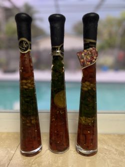 Kitchen Decoration Oil Bottles Round Bottom