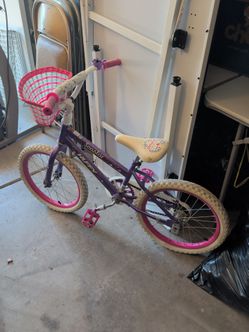 Huffy Seastar Kids Bike Purple Pink