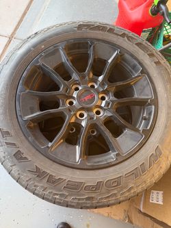TRD Tundra wheels 20” matte black
