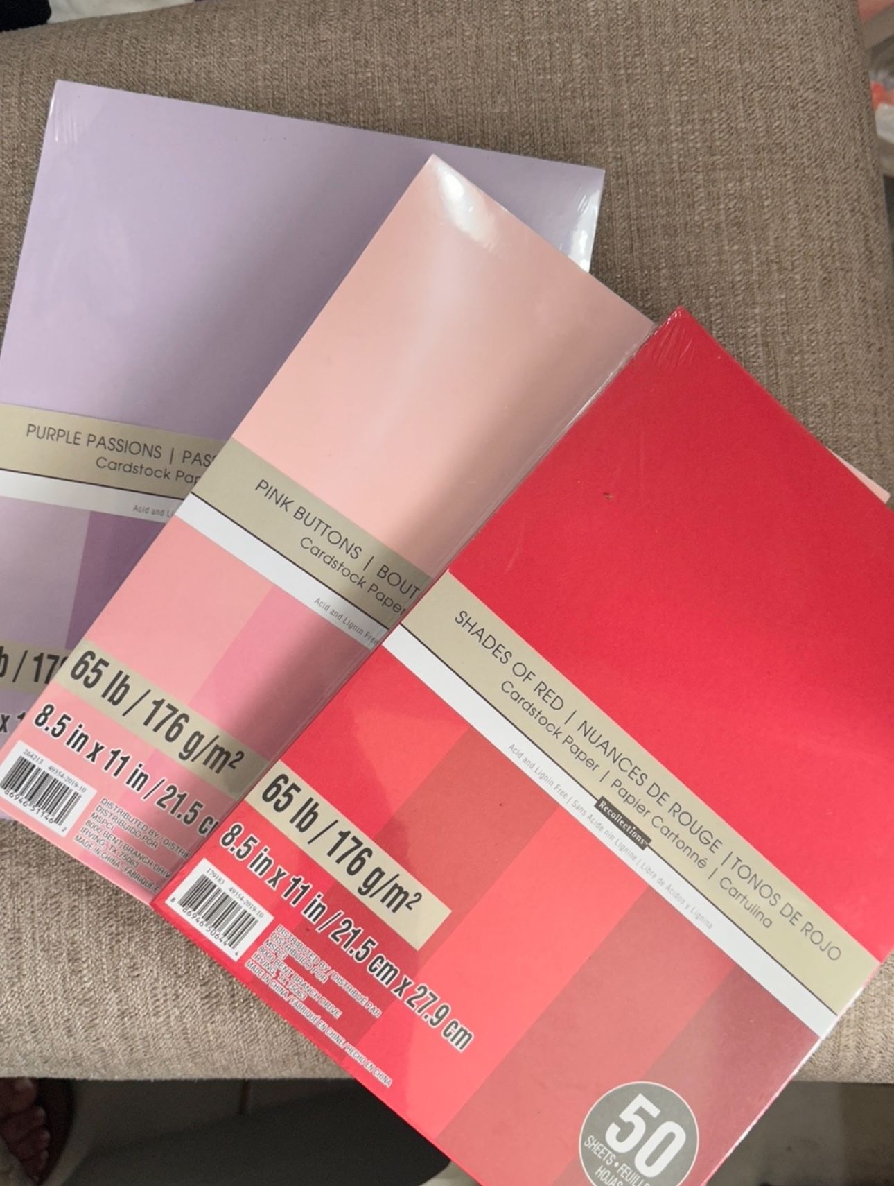 Cardstock Paper Different Shades