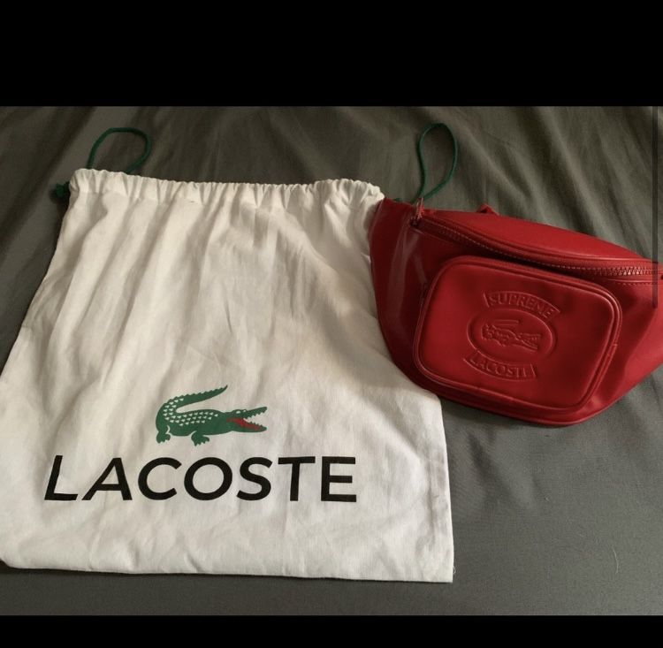 Supreme x Lacoste Fanny Pack RED