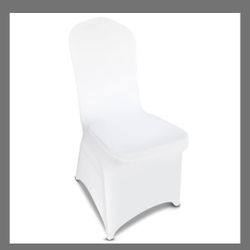 150 White Chair Covers 