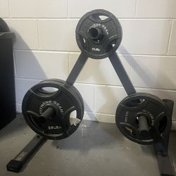 FG / OT400 Weight Rack with 90lbs of weight