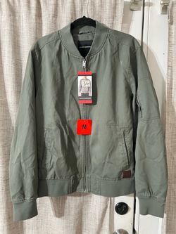 NWT - Lucky Brand Men's Olive Bomber Jacket size Medium
