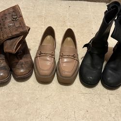 Size 10 Loafer And Boot Bundle!!