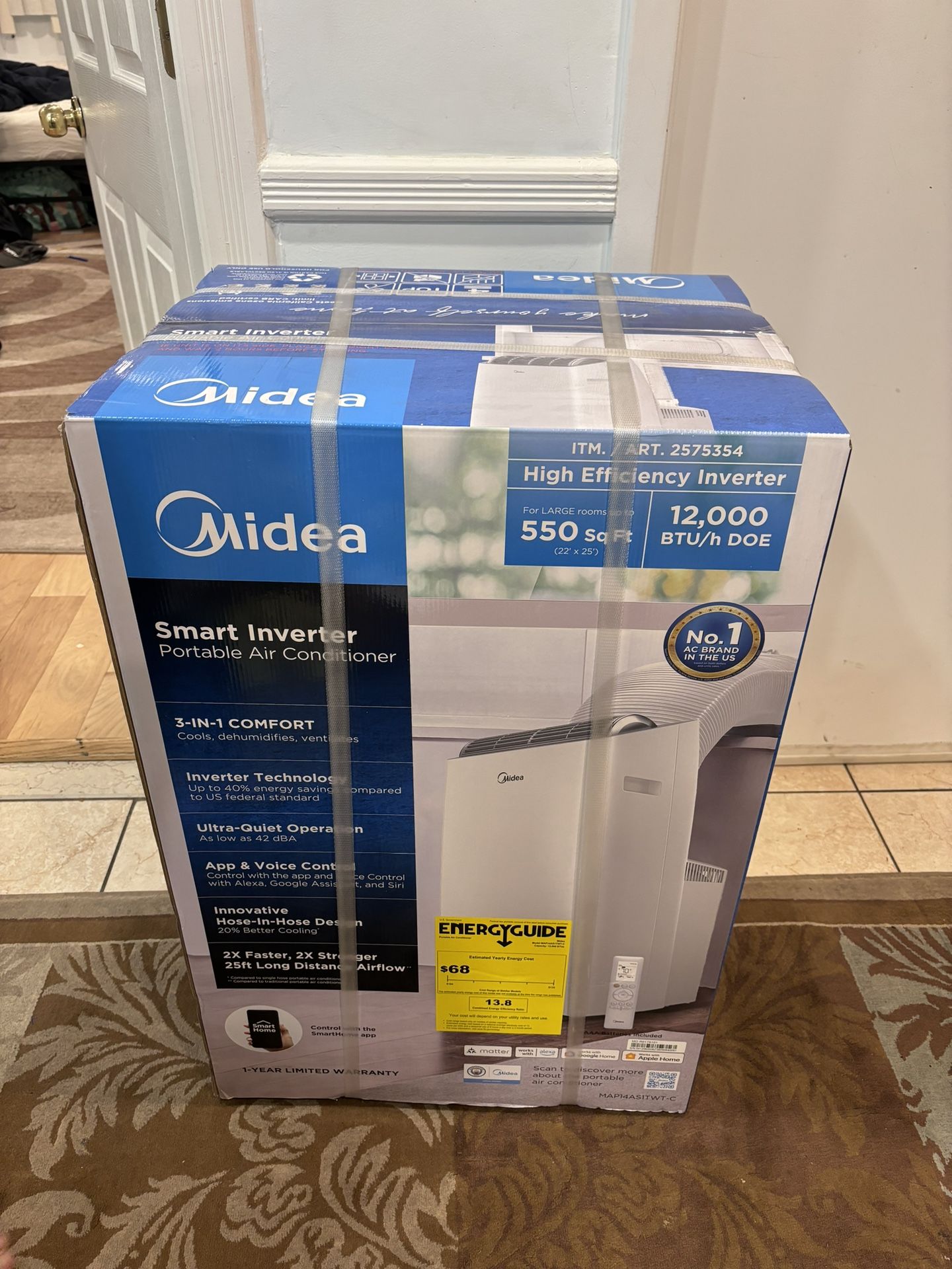 Midea duo 12 000 btu Air conditioner wifi