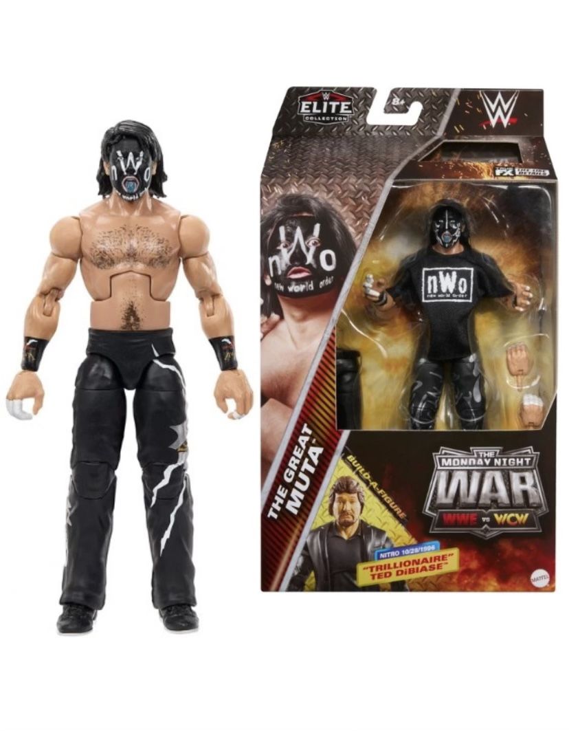 WWE Elite The Great Muta NWO Monday Night Wars Action Figure Mattel