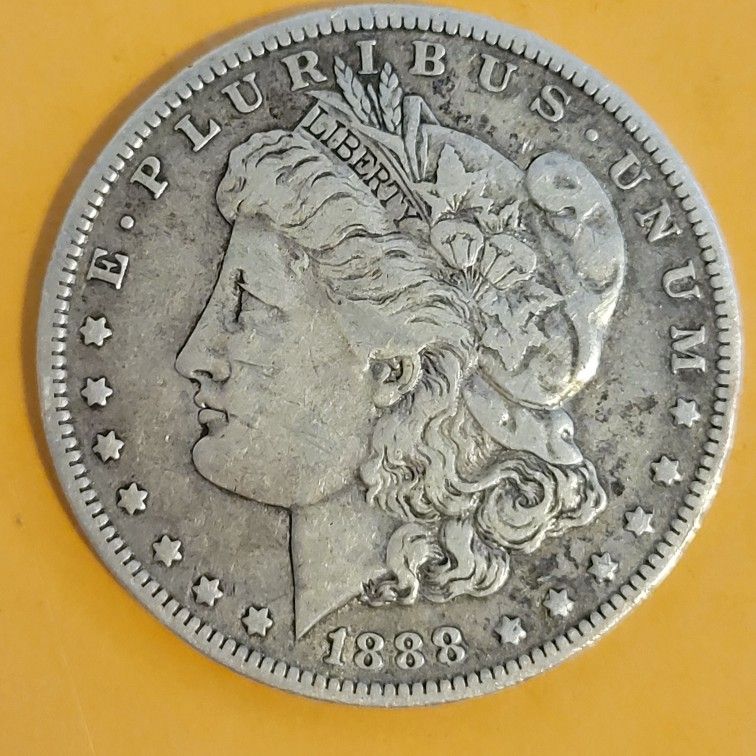 1888 O MORGAN SILVER DOLLAR
