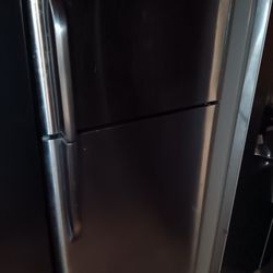 Apt Size Fridge Stainless Steel