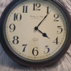 Brown Woof Clock 
