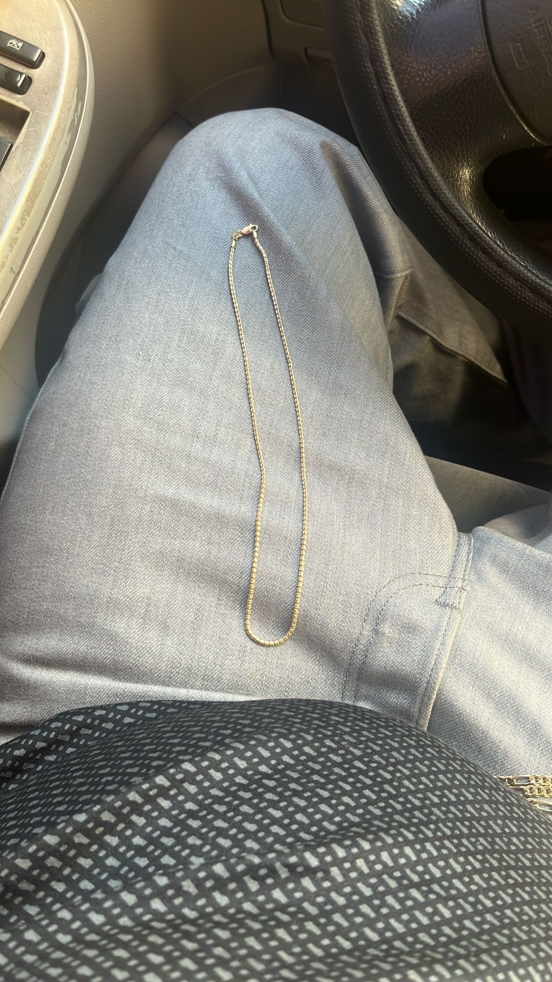 14k Gold Chain With diamonds For Ladies