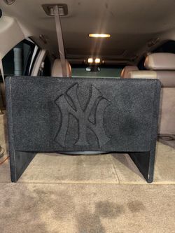 Custom NY Yankees Subwoofer Box DUAL 12s