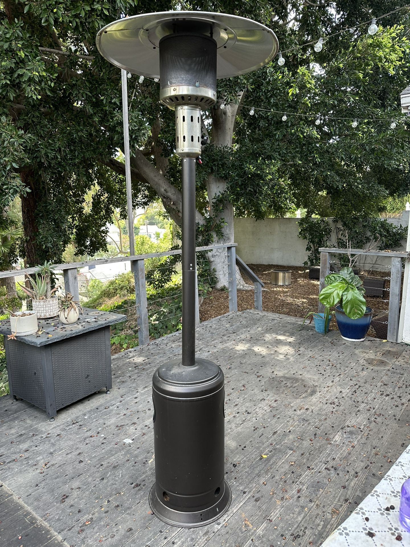Propane heat lamp