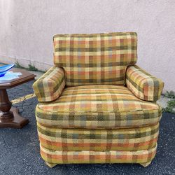 Vintage Club Chair Upholstered 
