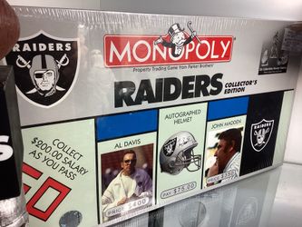 Raiders Monopoly game – sealed never opened!