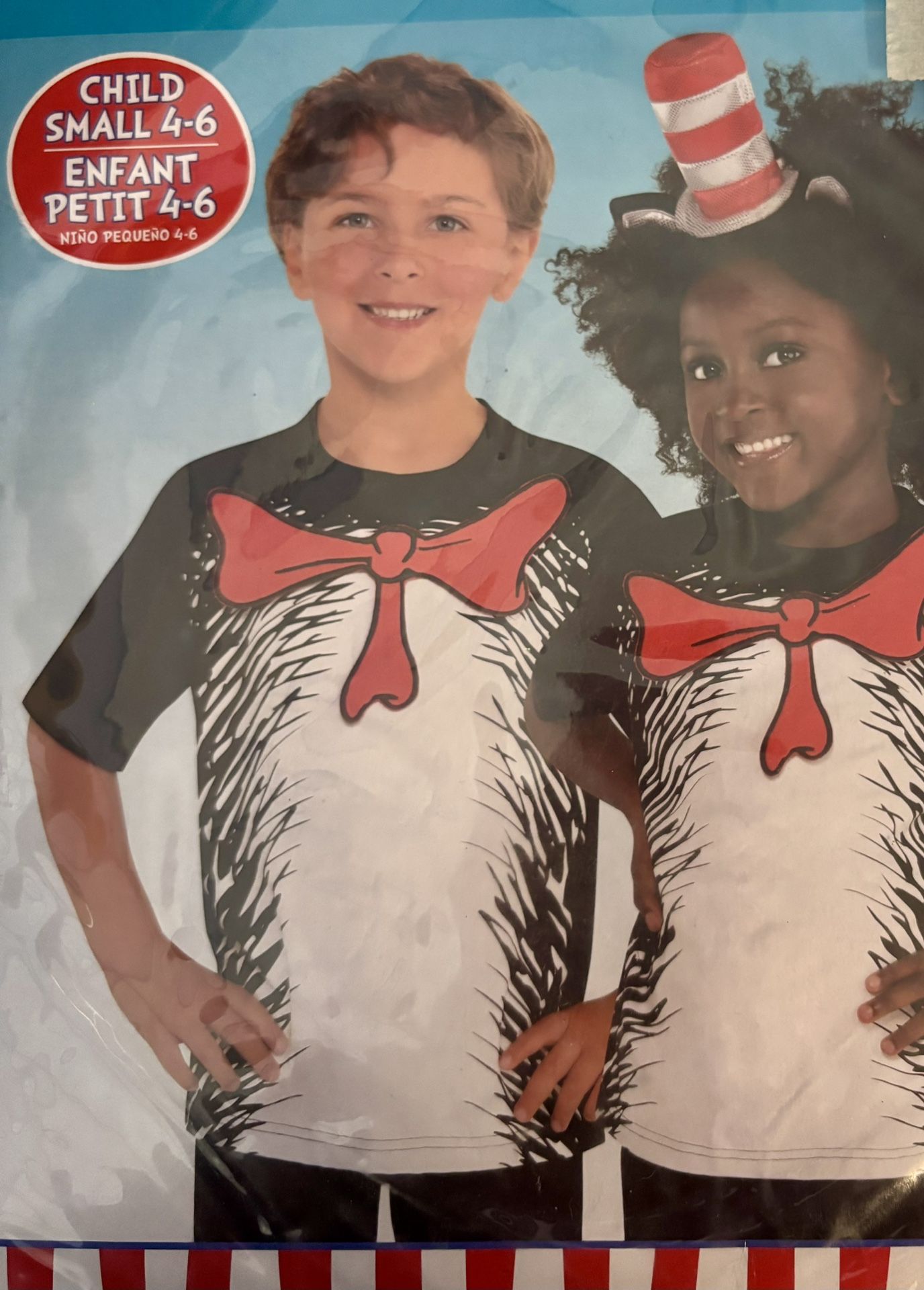 New Dr Seuss Shirt Child Size Small 4-6