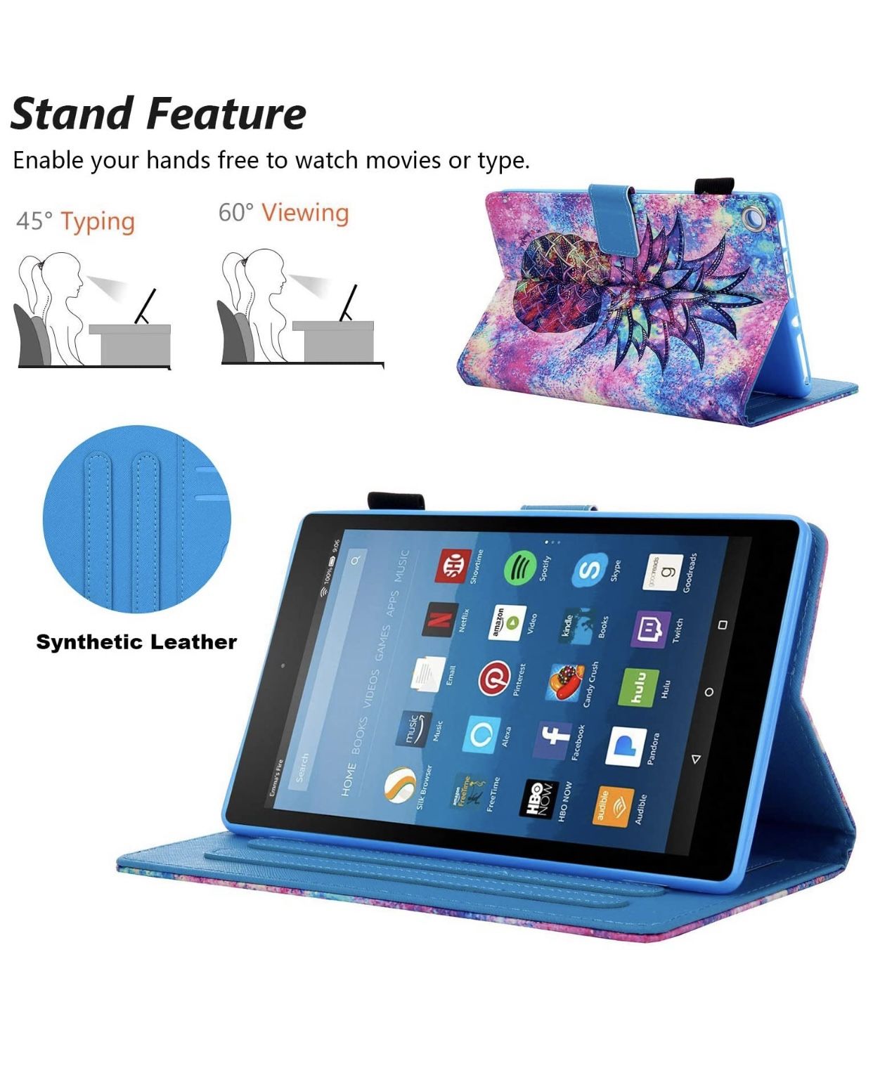 Dteck Protective Case For Kindle Fire HD Tablet