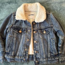 Old Navy Sherpa Denim Jacket 3T