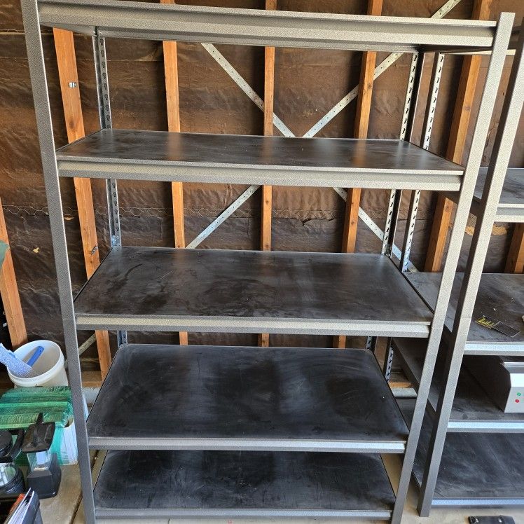 Pair of Sam's Club Member's Mark 5 Tier Heavy Duty Storage Shelf, 48" W x 24" D x 72" H LN