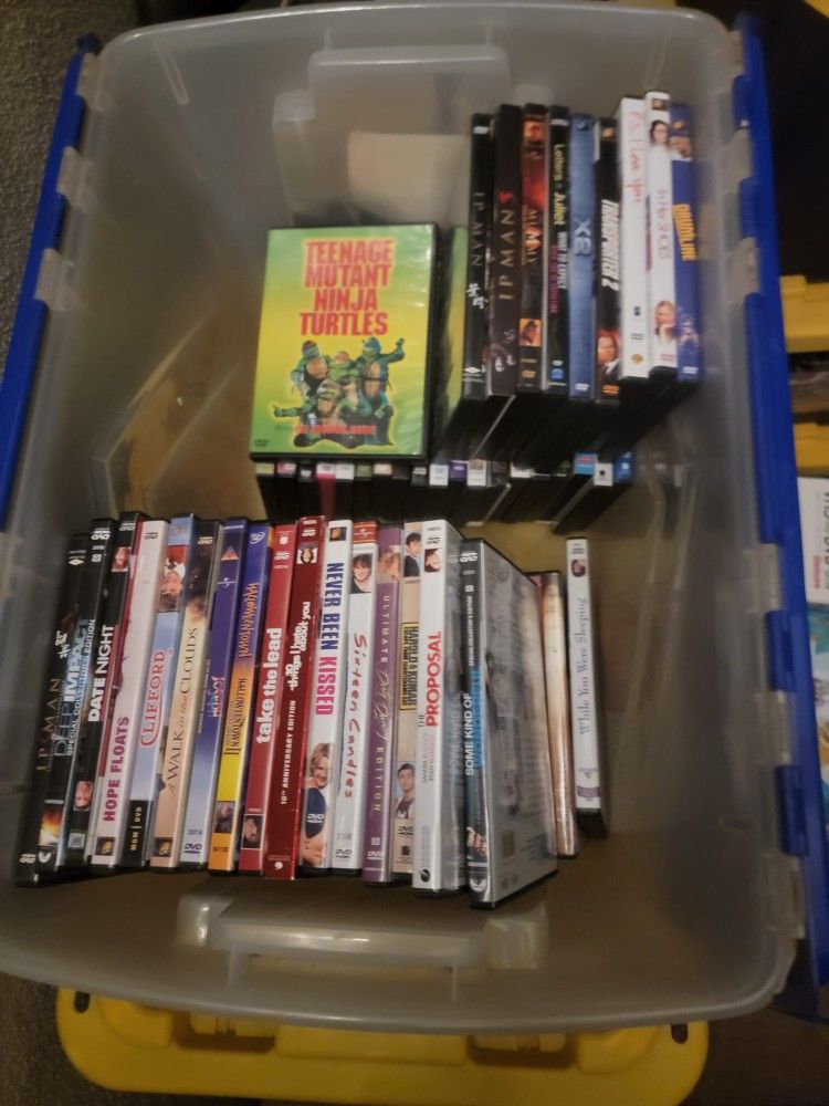 Lot of 259 Pre-owned DVDs Mixed Genres