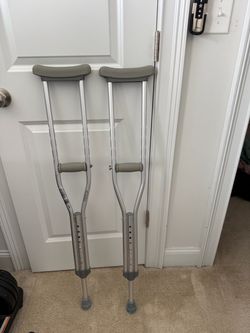 Crutches Pair
