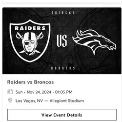 RAIDERS vs Broncos Nov.24,2024 Sunday