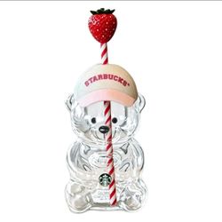 Starbucks Glass Bear cup