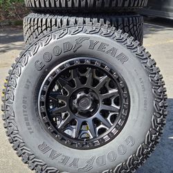 17” wheels 17x8.5  0mm 5x5 Jeep Wrangler Gladiator Rubicon Rims Tires