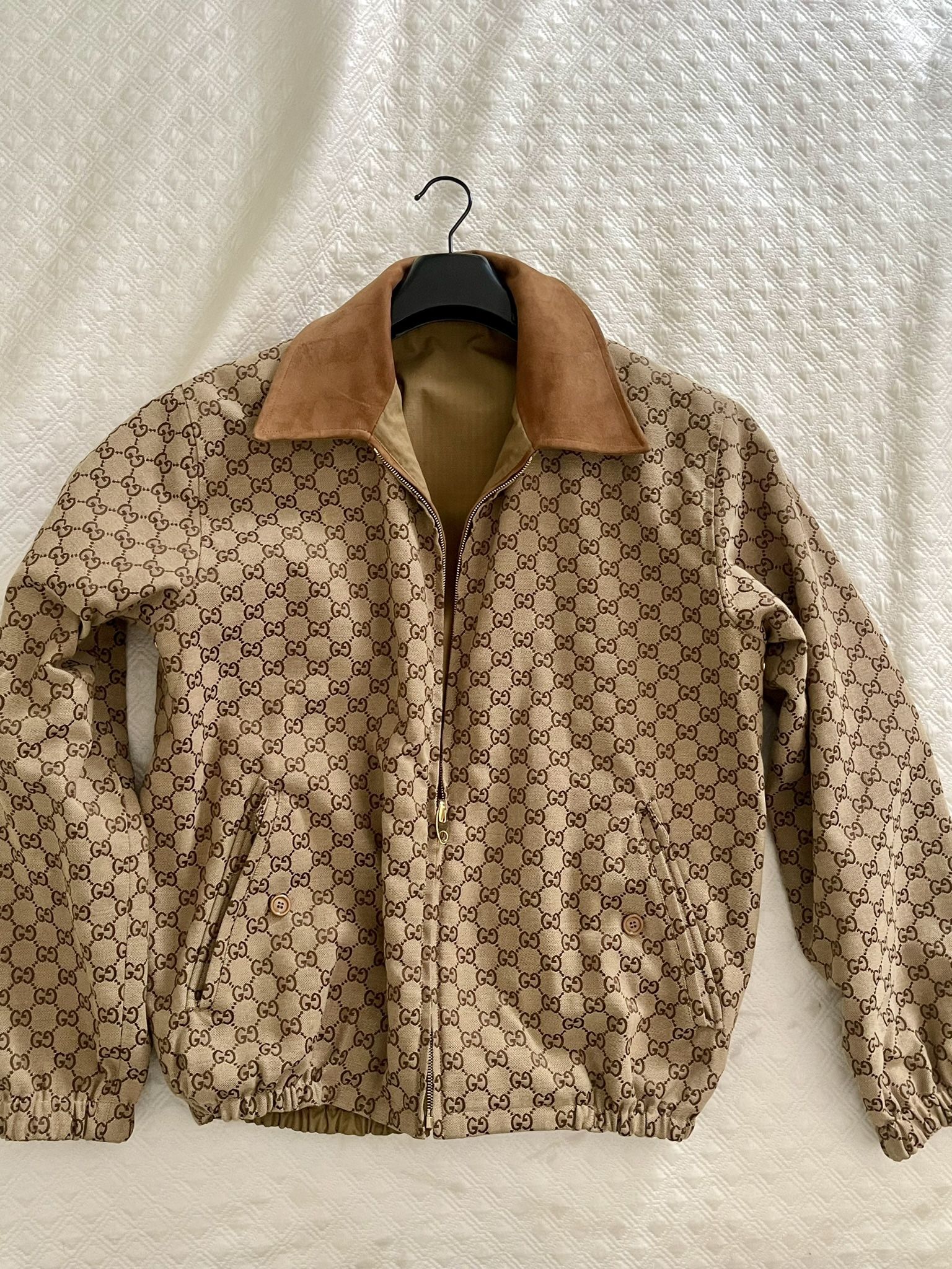 REVERSIBLE Gucci CANVAS JACKET