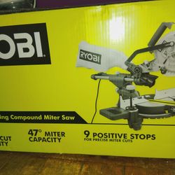 Ryobi 10 Amp Sliding Compound Miter Saw 