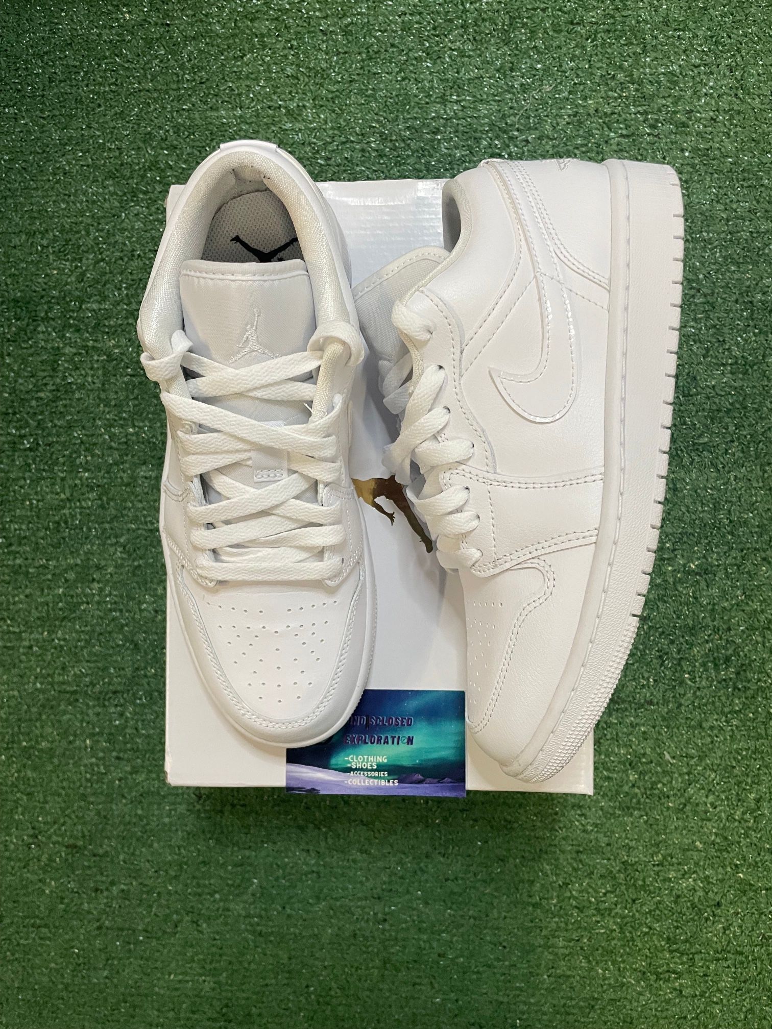 Air Jordan 1 Low triple white 6.5youth/8women