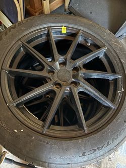 Brand new tires on rims